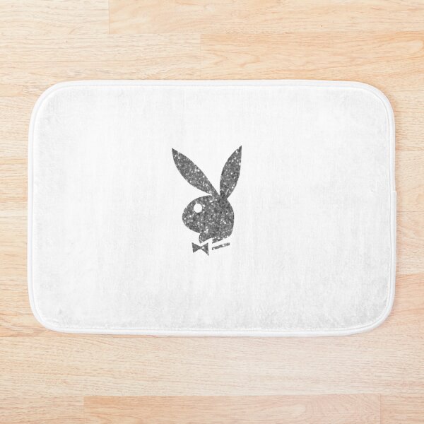 Playboy Bunny - Silver Glitter Bath Mat