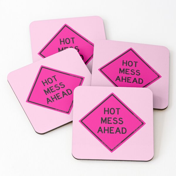 Item preview, hot mess ahead sign designed and sold by marisagu.