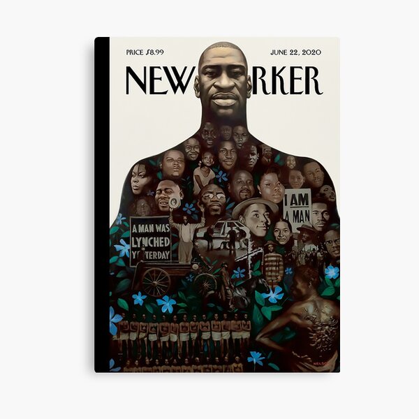 The New Yorker | " GEORGE FLOYD ❤ " | June 22, 2020 Canvas Print