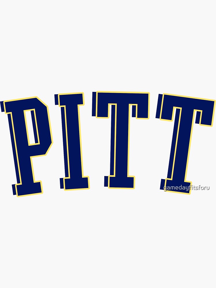 "classic pitt sticker" Sticker for Sale by gamedayfitsforu Redbubble