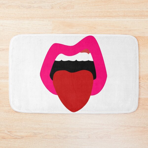 Item preview, Snarling Lip And Tongue - White Background designed and sold by Easy Breezy.