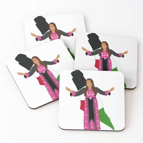 Item preview, Cartoon Flag Palestine Love Girl designed and sold by Anooshdraws.