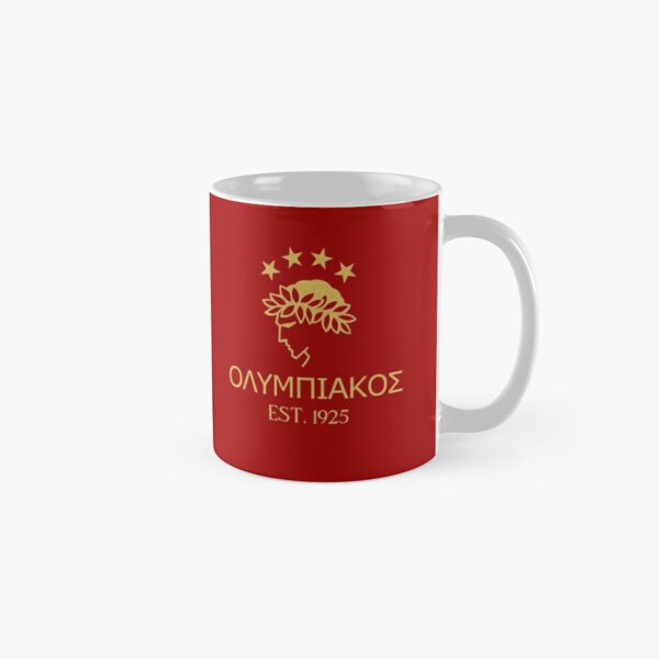 Olympiakos Gold Ceramic Mugs Coffee Cups Milk Tea Mug Olympiakos Olympiacos  Olympiacos Olympiakos Olympiacos Piraeus Olympiacos