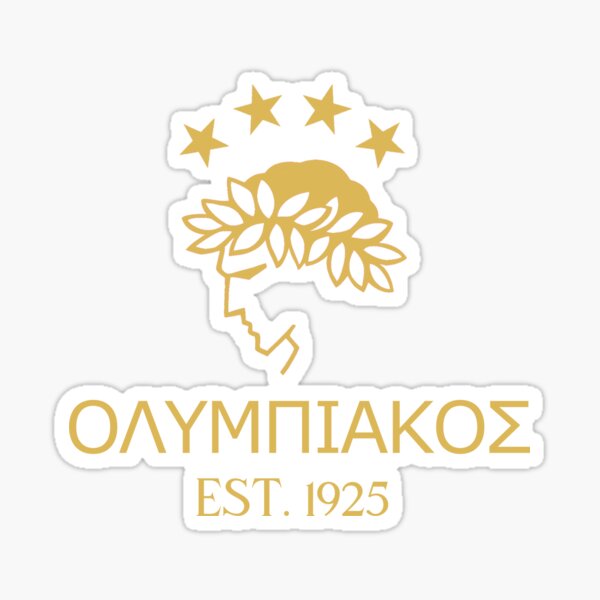 Olympiakos Griechisches Gold Sticker