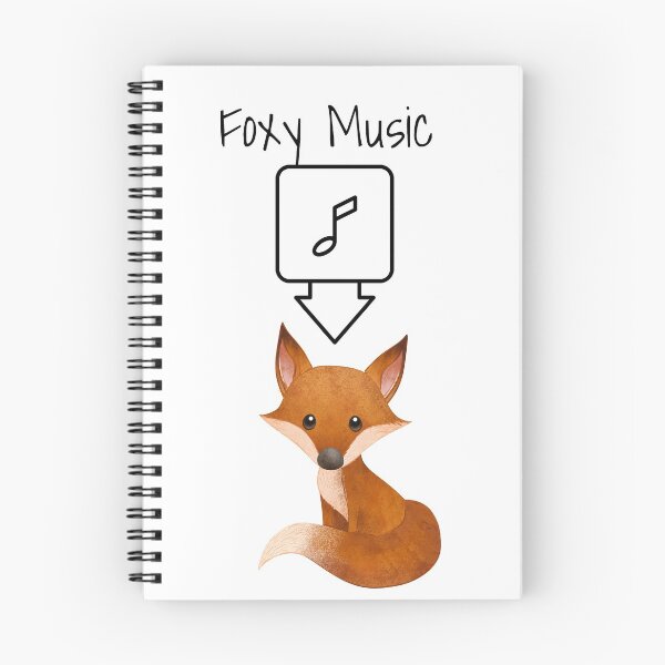 Item preview, foxy music designed and sold by The Poette.