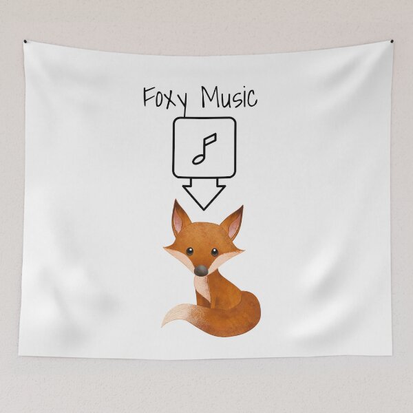 Item preview, foxy music designed and sold by The Poette.