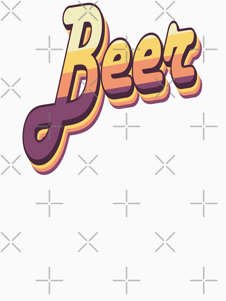 "Retro Beer" Tshirt by DomB88 Redbubble