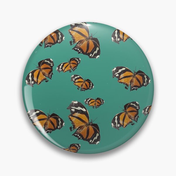 Item preview, Orange, white and black butterflies designed and sold by Cavity .exe.