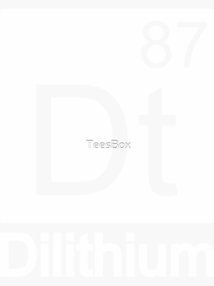Dilithium - Star Trek by TeesBox