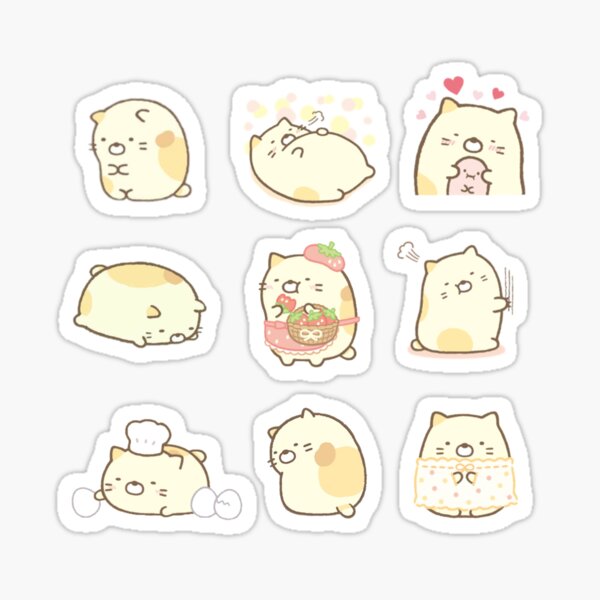 Sumikko Gurashi Sticker 100 Pcs Set  Sticker art, Stickers, Unique sticker