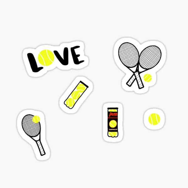 Stickers balle tennis - Stickers Malin