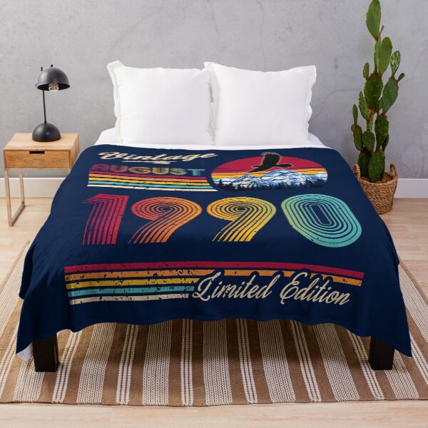 Item preview, Cumpleaños vintage de agosto de 1990 designed and sold by GreenSplash.
