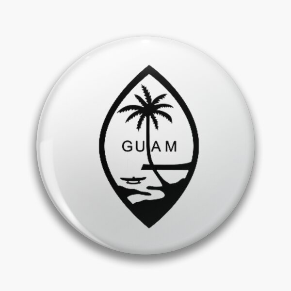 Item preview, Monochrome Guam Flag designed and sold by lexire.