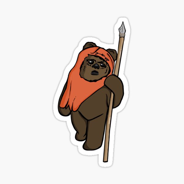 Vista previa del artículo con la obra «ewok», diseñado y vendido por mckennabea.