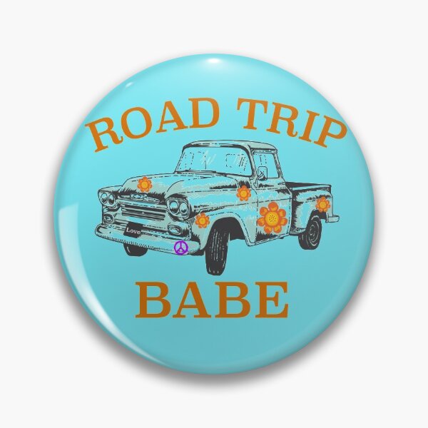 Item preview, Road Trip Babe Vintage Truck designed and sold by AZGuzmans.