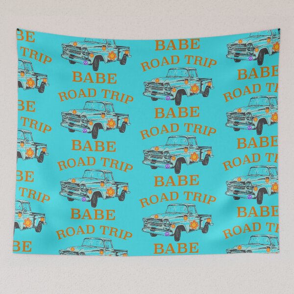 Item preview, Road Trip Babe Vintage Truck designed and sold by AZGuzmans.