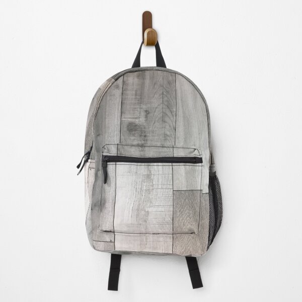 Item preview, geometric minimalist cubism grey white washed barn wood designed and sold by LEILA ART SPACE.