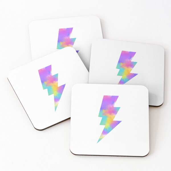Artikelvorschau, Tie Dye Lightning Bolt Design entworfen und verkauft von goodvibstickers.