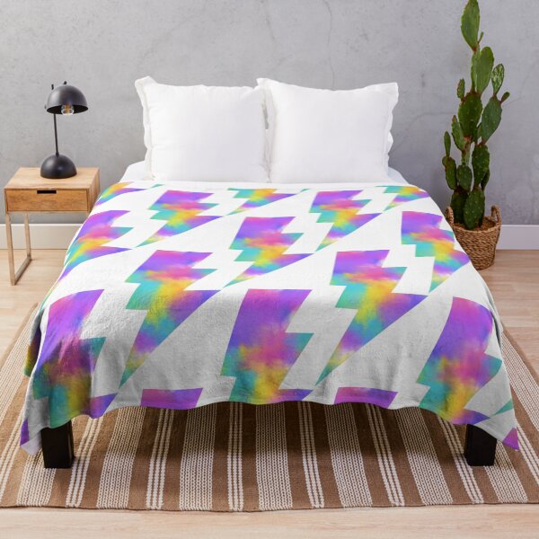 Artikelvorschau, Tie Dye Lightning Bolt Design entworfen und verkauft von goodvibstickers.