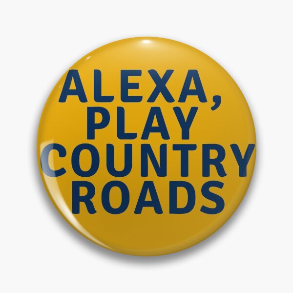 Item preview, Alexa, Play Country Roads Blue designed and sold by emily-crabtree.