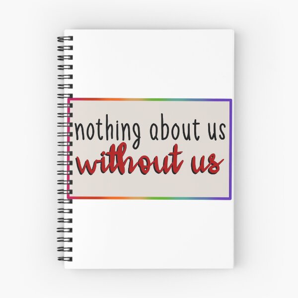 Item preview, nothing about us without us - neurodiversity designed and sold by MaggieNiels.