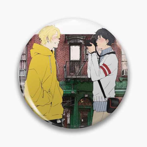Item preview, Banana Fish - Ash Lynx and Eiji Okumura in New York designed and sold by MykaAndSalmon.