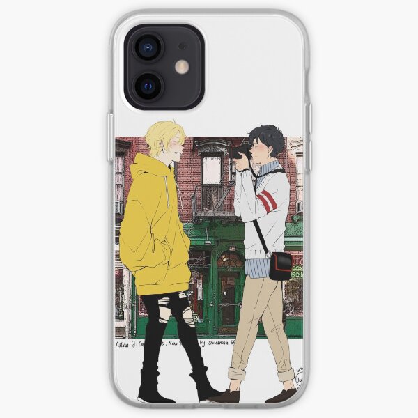 Poisson banane - Ash Lynx et Eiji Okumura à New York Coque souple iPhone