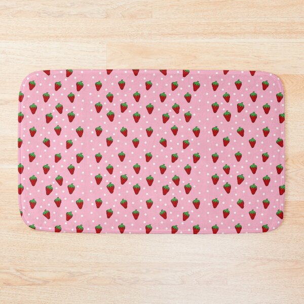 Item preview, Pink Polka Dot Strawberry Print designed and sold by DarlingDesign.