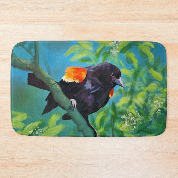 Item preview, Red-Winged Blackbird On Display designed and sold by Lois  Bryan.