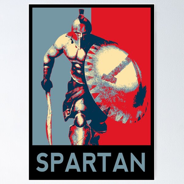 Artikel-Vorschau von Das spartanische Hoffnungsplakat 1, designt und verkauft von NawbuSmart.