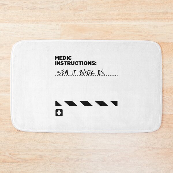 Item preview, MEDIC INSTRUCTIONS designed and sold by danry.