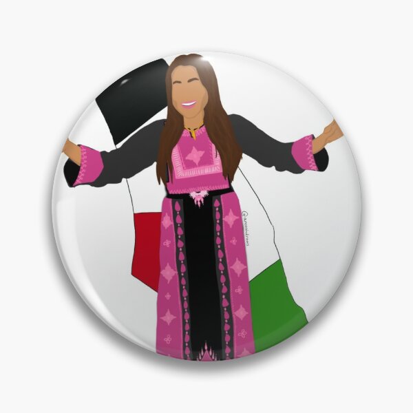 Item preview, Cartoon Flag Palestine Love Girl designed and sold by Anooshdraws.