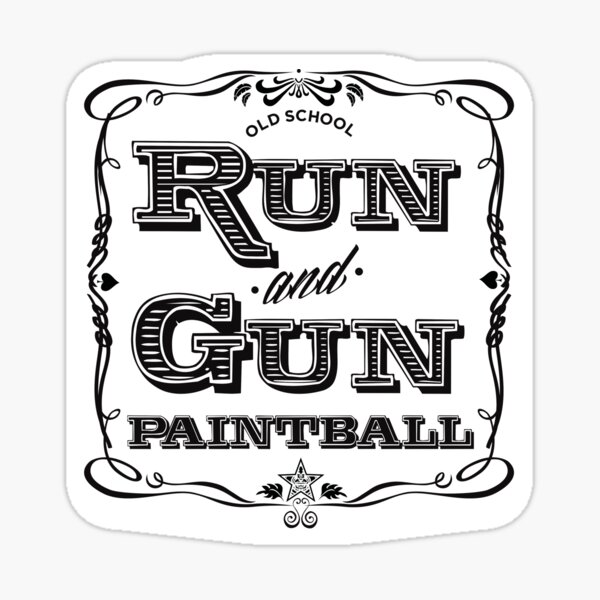 Vista previa del artículo con la obra «Run y ​​Gun Paintball», diseñado y vendido por dtkindling.