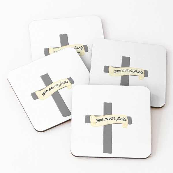 Item preview, Love never fails cross designed and sold by cjacome.