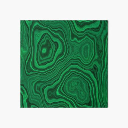 Darker Malachite Art Board Print