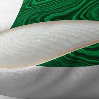 Alternate view of Darker Malachite Throw Pillow