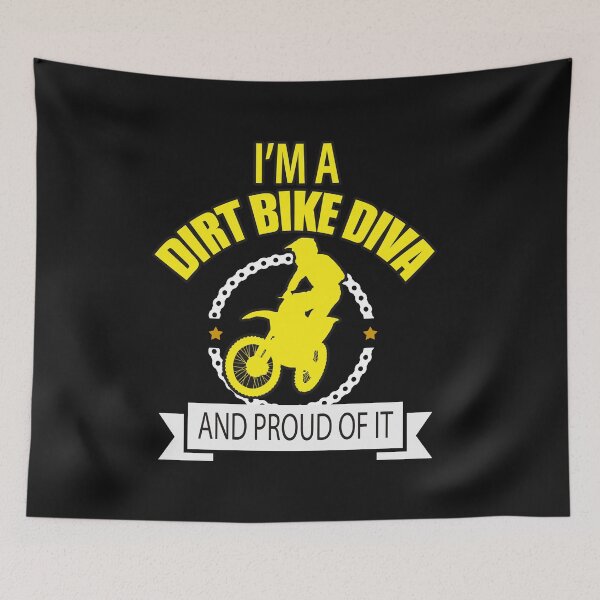 Item preview, I'm a Dirt Bike Diva Dirt Bike Rider Motocross designed and sold by losttribe.