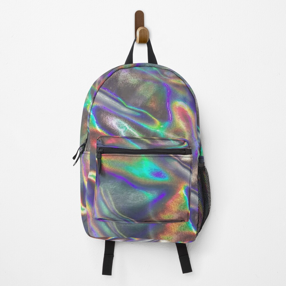  holographic print Backpack