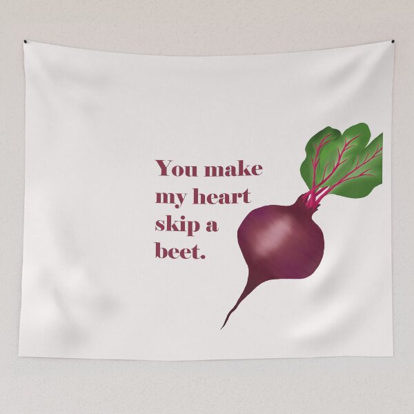 Item preview, You Make My Heart Skip a Beet  designed and sold by karleetheartist.