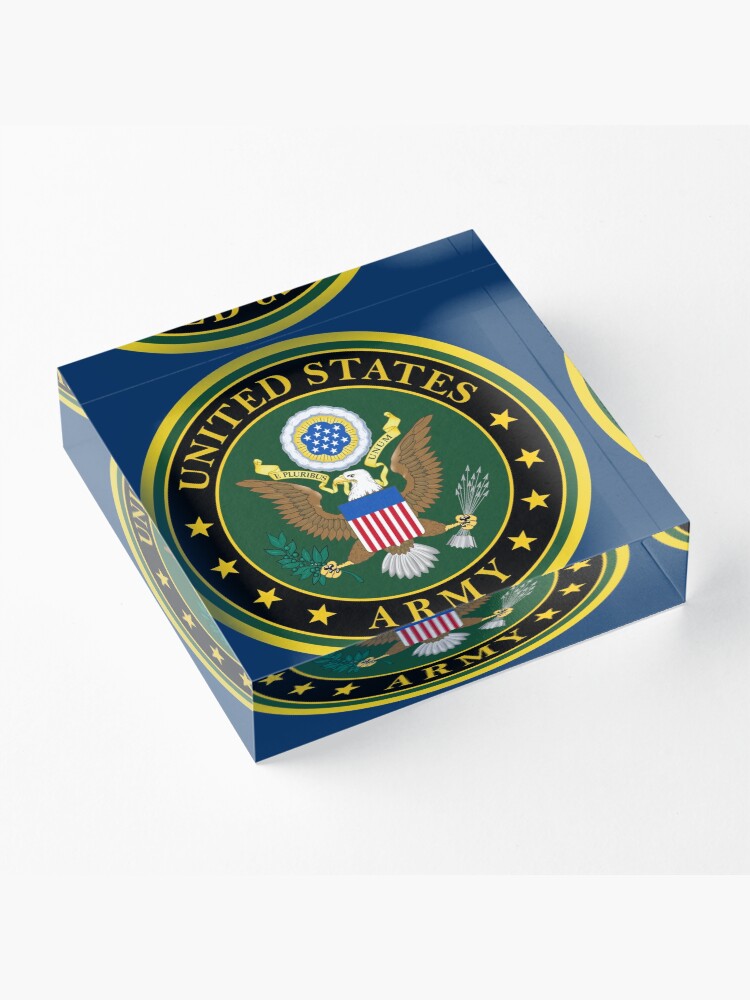 Alternate view of US Army Acrylic Block