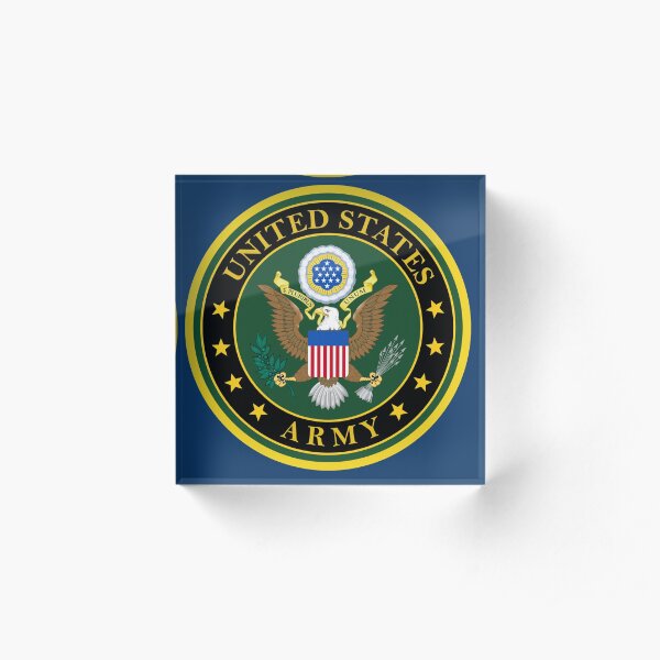 US Army Acrylic Block