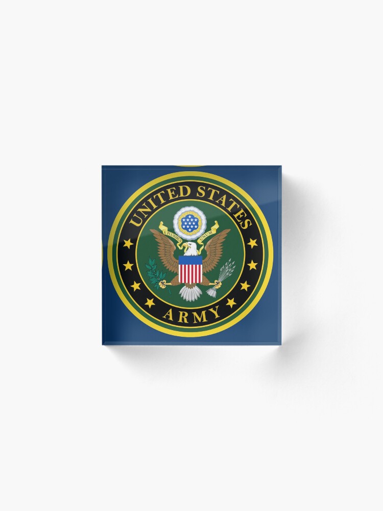 Alternate view of US Army Acrylic Block