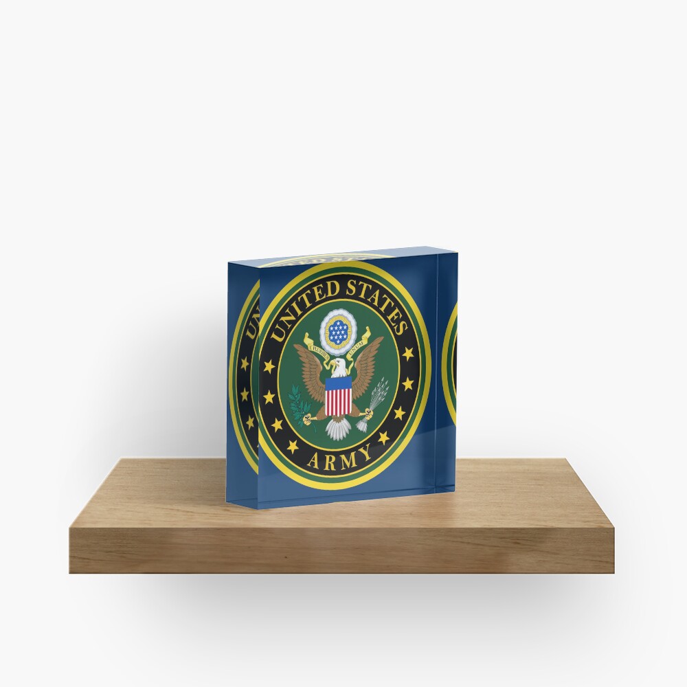 US Army Acrylic Block