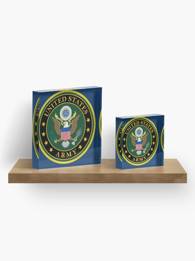 Alternate view of US Army Acrylic Block