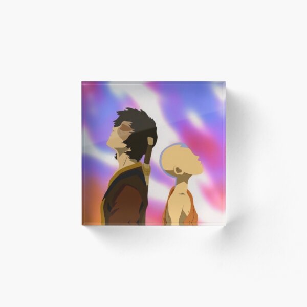 Aang and Zuko in fire Acrylic Block