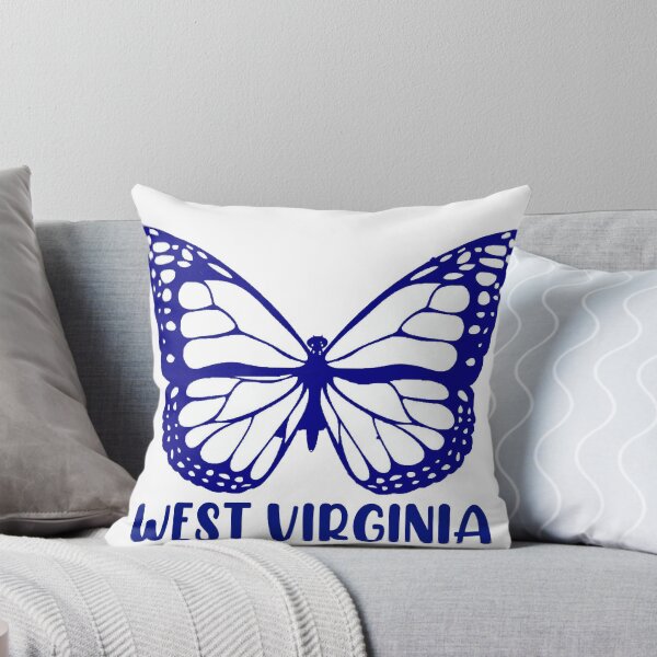 Item preview, West Virginia butterfly  designed and sold by gamedayfitsforu.