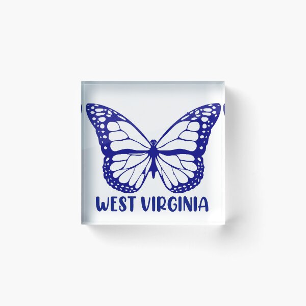 Item preview, West Virginia butterfly  designed and sold by gamedayfitsforu.