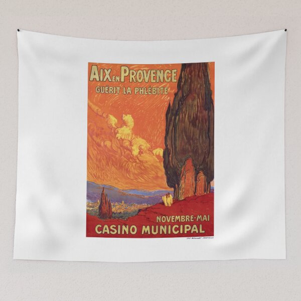 Item preview, 1928 France Aix en Provence Casino Municipal Poster designed and sold by retrographics.