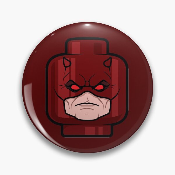 Item preview, Devil Superhero Minifigure Head designed and sold by Highonbricks.