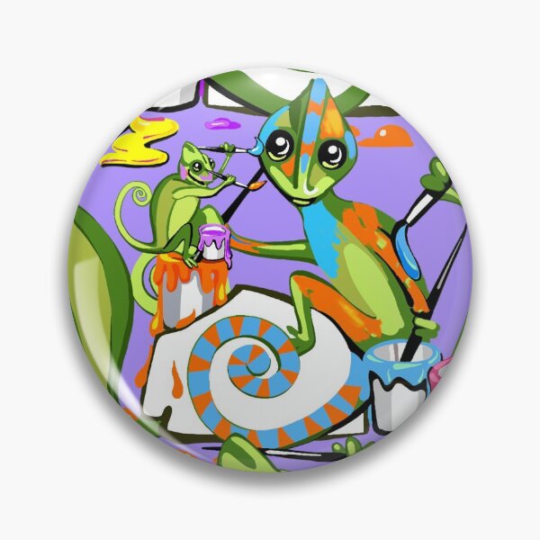 Item preview, Chameleon Paint Party | Violet designed and sold by L Diane Johnson.